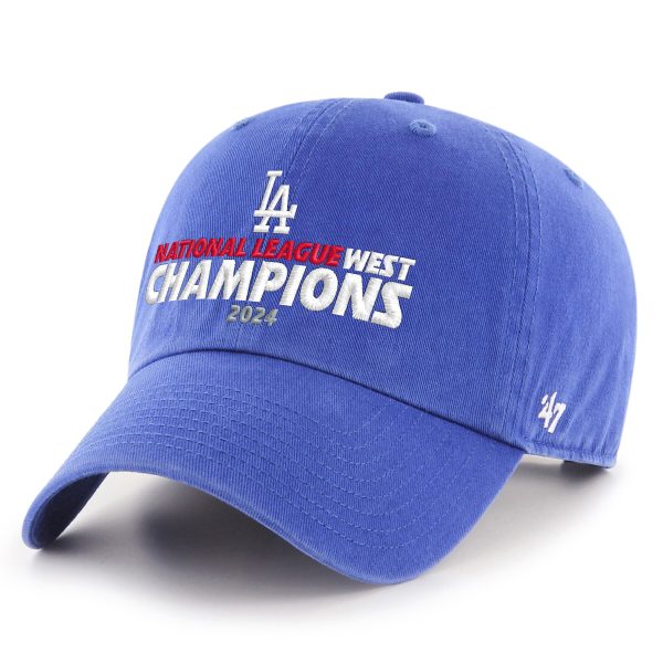 Los Angeles Dodgers Jersey Shop – mens los angeles dodgers 47 royal 2024 nl west division champions clean up adjustable hat for Every Dedicated Supporter