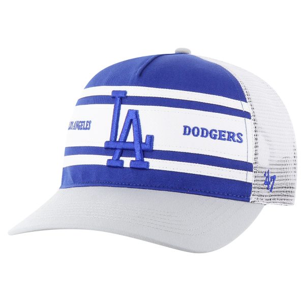 Los Angeles Dodgers Jersey Shop – mens los angeles dodgers 47 royal gridiron super stripe relaxed trucker hitch adjustable hat for Every Dedicated Supporter