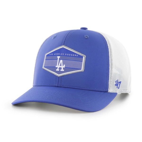 Los Angeles Dodgers Jersey Shop – mens los angeles dodgers 47 royalwhite burgess trucker snapback hat for Every Dedicated Supporter