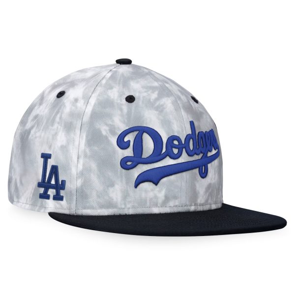 Los Angeles Dodgers Jersey Shop – mens los angeles dodgers fanatics blackwhite smoke dye fitted hat for Every Dedicated Supporter