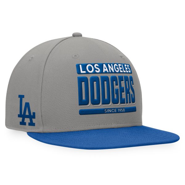 Los Angeles Dodgers Jersey Shop – mens los angeles dodgers fanatics grayroyal line drive two-tone snapback hat for Every Dedicated Supporter