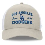 Los Angeles Dodgers Jersey Shop – mens los angeles dodgers fanatics stone a-frame trucker adjustable hat for Every Dedicated Supporter