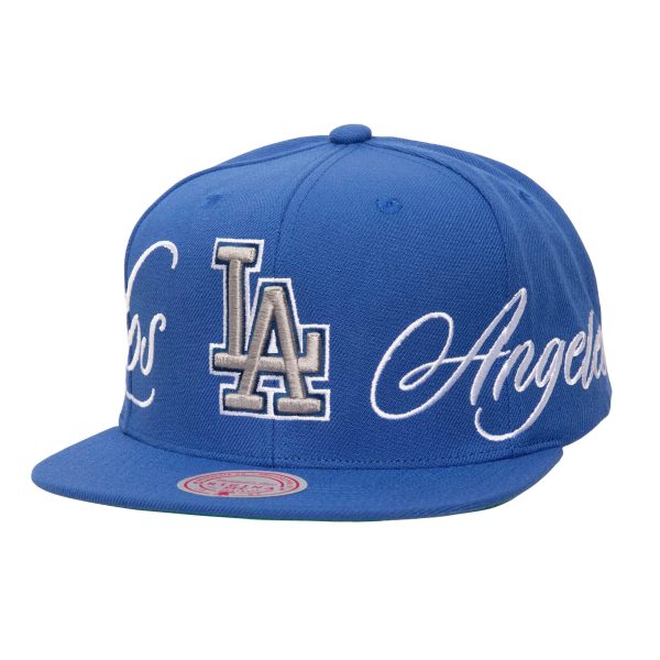 Los Angeles Dodgers Jersey Shop – mens los angeles dodgers mitchell  ness royal just don x mlb lux script snapback hat for Every Dedicated Supporter