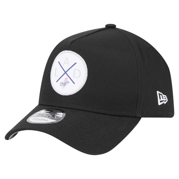 Los Angeles Dodgers Jersey Shop – mens los angeles dodgers new era black 9forty a-frame adjustable hat for Every Dedicated Supporter