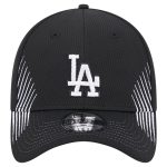 Los Angeles Dodgers Jersey Shop – mens los angeles dodgers new era black active dash mark 39thirty flex hat for Every Dedicated Supporter