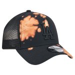 Los Angeles Dodgers Jersey Shop – mens los angeles dodgers new era black bleached a-frame 9forty adjustable hat for Every Dedicated Supporter