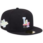 Los Angeles Dodgers Jersey Shop – mens los angeles dodgers new era black multi-color pack 59fifty fitted hat for Every Dedicated Supporter