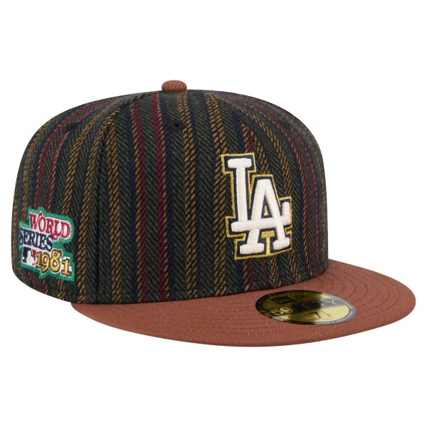 Los Angeles Dodgers Jersey Shop – mens los angeles dodgers new era brown vintage herringbone 59fifty fitted hat for Every Dedicated Supporter