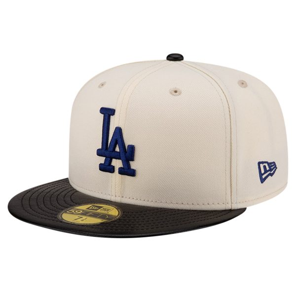 Los Angeles Dodgers Jersey Shop – mens los angeles dodgers new era cream game night leather visor 59fifty fitted hat for Every Dedicated Supporter