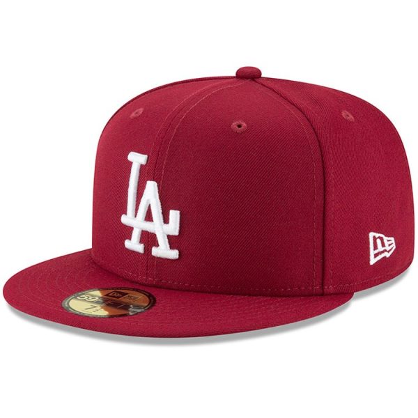 Los Angeles Dodgers Jersey Shop – mens los angeles dodgers new era crimson fashion color basic 59fifty fitted hat for Every Dedicated Supporter