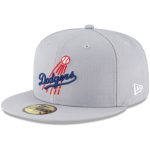 Los Angeles Dodgers Jersey Shop – mens los angeles dodgers new era gray cooperstown collection logo 59fifty fitted hat for Every Dedicated Supporter