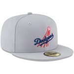 Los Angeles Dodgers Jersey Shop – mens los angeles dodgers new era gray cooperstown collection logo 59fifty fitted hat for Every Dedicated Supporter