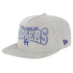 Los Angeles Dodgers Jersey Shop – mens los angeles dodgers new era gray corduroy golfer snapback hat for Every Dedicated Supporter