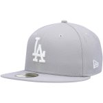 Los Angeles Dodgers Jersey Shop – mens los angeles dodgers new era gray white logo 59fifty fitted hat for Every Dedicated Supporter