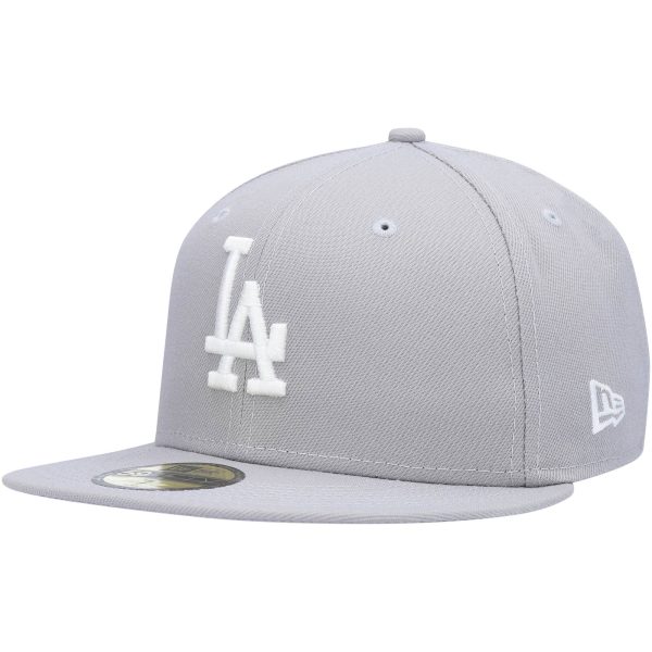 Los Angeles Dodgers Jersey Shop – mens los angeles dodgers new era gray white logo 59fifty fitted hat for Every Dedicated Supporter