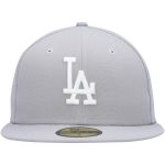 Los Angeles Dodgers Jersey Shop – mens los angeles dodgers new era gray white logo 59fifty fitted hat for Every Dedicated Supporter