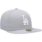 Los Angeles Dodgers Jersey Shop – mens los angeles dodgers new era gray white logo 59fifty fitted hat for Every Dedicated Supporter