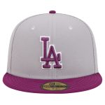 Los Angeles Dodgers Jersey Shop – mens los angeles dodgers new era graypurple two-tone color pack 59fifty fitted hat for Every Dedicated Supporter