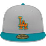 Los Angeles Dodgers Jersey Shop – mens los angeles dodgers new era grayteal 59fifty fitted hat for Every Dedicated Supporter