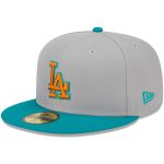Los Angeles Dodgers Jersey Shop – mens los angeles dodgers new era grayteal 59fifty fitted hat for Every Dedicated Supporter