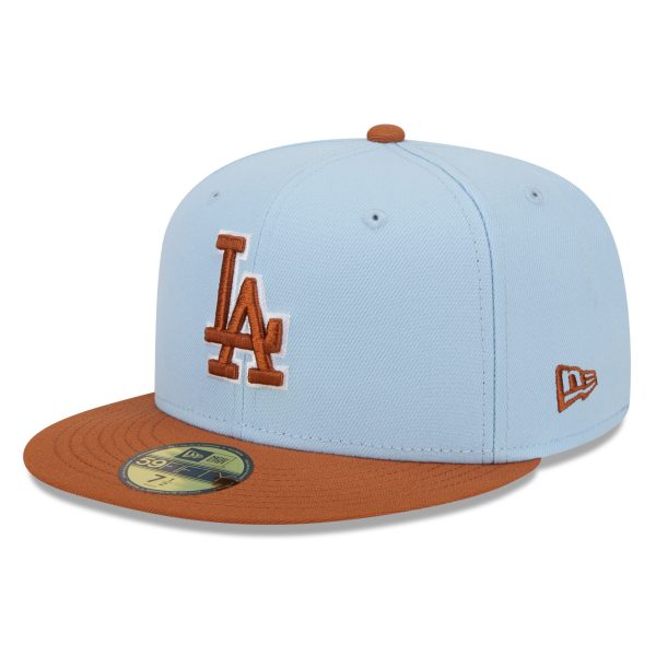 Los Angeles Dodgers Jersey Shop – mens los angeles dodgers new era light bluebrown spring color basic two-tone 59fifty fitted hat for Every Dedicated Supporter