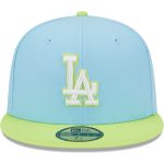 Los Angeles Dodgers Jersey Shop – mens los angeles dodgers new era light blueneon green spring color two-tone 59fifty fitted hat for Every Dedicated Supporter