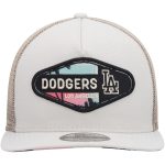 Los Angeles Dodgers Jersey Shop – mens los angeles dodgers new era natural retro beachin patch a-frame trucker 9fifty snapback hat for Every Dedicated Supporter