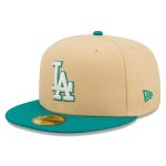 Los Angeles Dodgers Jersey Shop – mens los angeles dodgers new era naturalteal mango forest 59fifty fitted hat for Every Dedicated Supporter