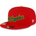 Los Angeles Dodgers Jersey Shop – mens los angeles dodgers new era red city flag 59fifty fitted hat for Every Dedicated Supporter