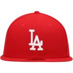 Los Angeles Dodgers Jersey Shop – mens los angeles dodgers new era red white logo 59fifty fitted hat for Every Dedicated Supporter