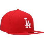 Los Angeles Dodgers Jersey Shop – mens los angeles dodgers new era red white logo 59fifty fitted hat for Every Dedicated Supporter