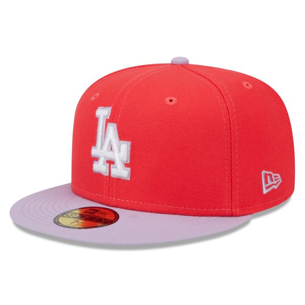 Los Angeles Dodgers Jersey Shop – mens los angeles dodgers new era redlavender spring color two-tone 59fifty fitted hat for Every Dedicated Supporter