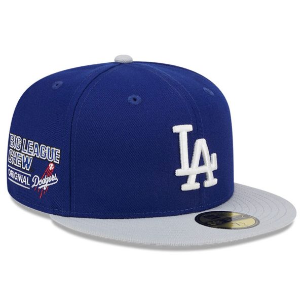Los Angeles Dodgers Jersey Shop – mens los angeles dodgers new era royal big league chew team 59fifty fitted hat for Every Dedicated Supporter