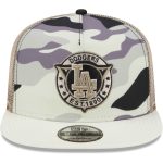 Los Angeles Dodgers Jersey Shop – mens los angeles dodgers new era white chrome camo a-frame 9fifty trucker snapback hat for Every Dedicated Supporter
