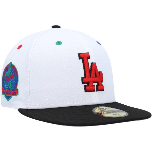 Los Angeles Dodgers Jersey Shop – mens los angeles dodgers new era whiteblack 60th anniversary primary eye 59fifty fitted hat for Every Dedicated Supporter