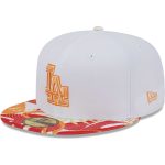 Los Angeles Dodgers Jersey Shop – mens los angeles dodgers new era whiteorange flamingo 59fifty fitted hat for Every Dedicated Supporter