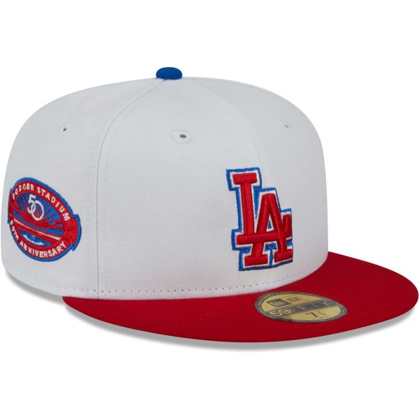 Los Angeles Dodgers Jersey Shop – mens los angeles dodgers new era whitered undervisor 59fifty fitted hat for Every Dedicated Supporter