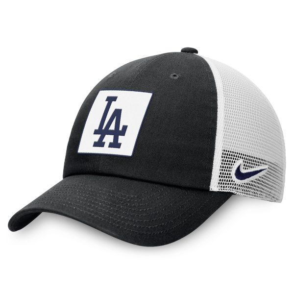 Los Angeles Dodgers Jersey Shop – mens los angeles dodgers nike black rise adjustable trucker hat for Every Dedicated Supporter