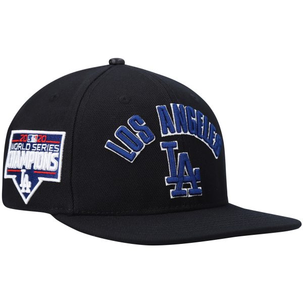 Los Angeles Dodgers Jersey Shop – mens los angeles dodgers pro standard black stacked logo snapback hat for Every Dedicated Supporter