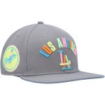 Los Angeles Dodgers Jersey Shop – mens los angeles dodgers pro standard gray washed neon snapback hat for Every Dedicated Supporter