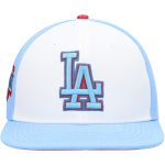 Los Angeles Dodgers Jersey Shop – mens los angeles dodgers pro standard whitelight blue blue raspberry ice cream drip snapback hat for Every Dedicated Supporter