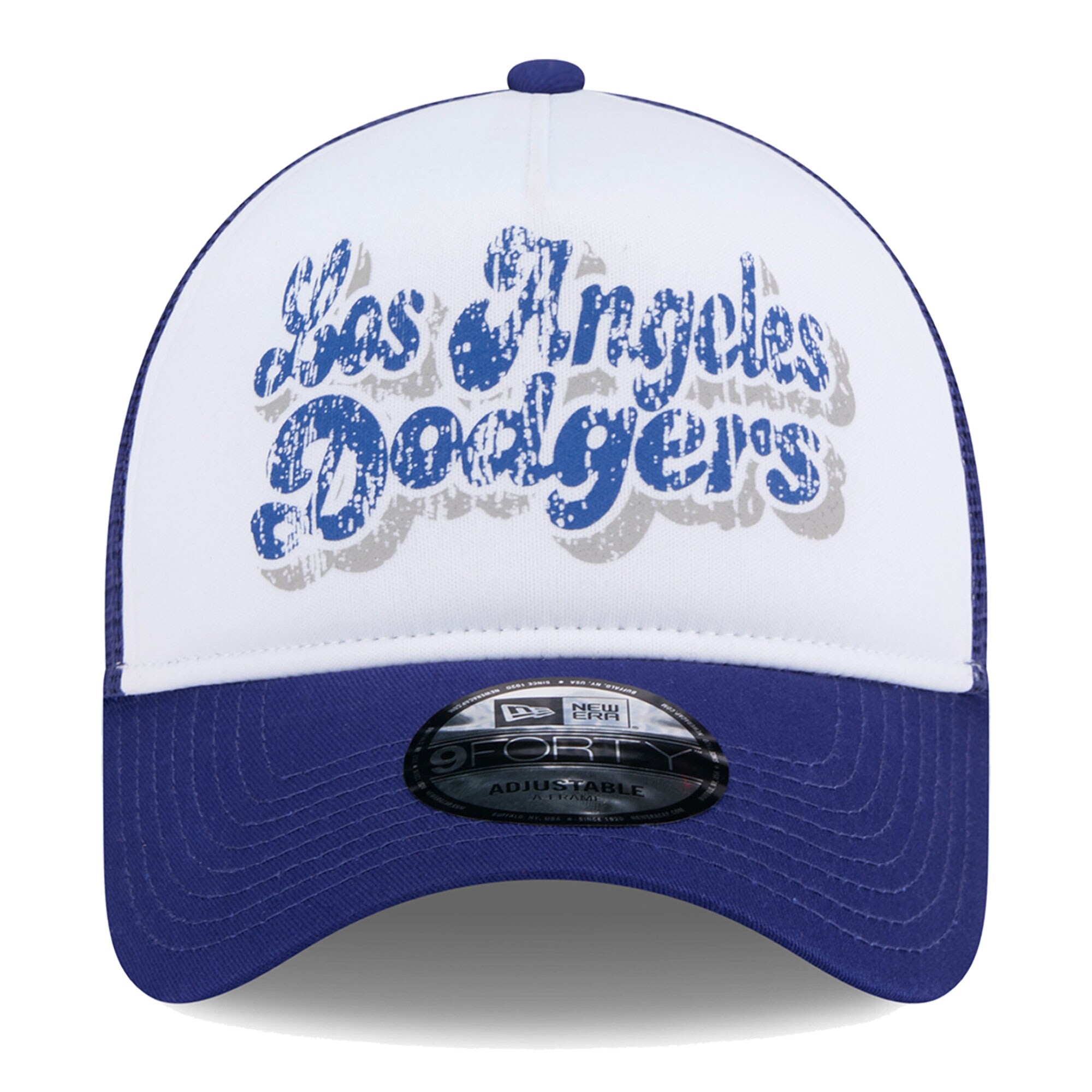 Los Angeles Dodgers Jersey Shop – womens los angeles dodgers new era whiteroyal throwback team foam front a-frame trucker 9forty adjustable hat for Every Dedicated Supporter