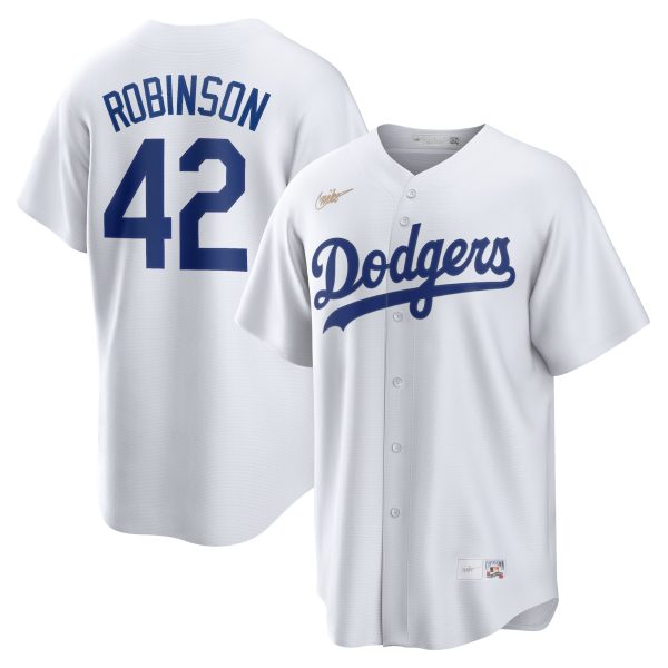 Los Angeles Dodgers Jersey Shop – mens brooklyn dodgers jackie robinson nike white home cooperstown collection player jersey for Every Dedicated Supporter