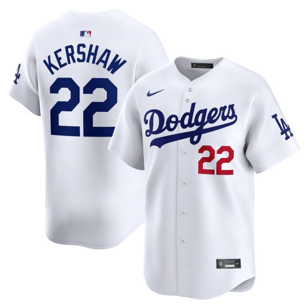 Los Angeles Dodgers Jersey Shop – mens los angeles dodgers clayton kershaw nike white home limited player jersey for Every Dedicated Supporter