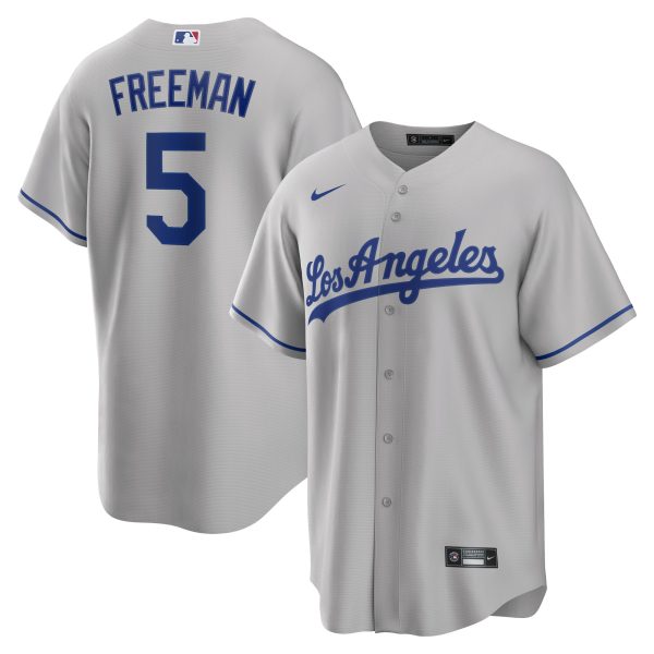 Los Angeles Dodgers Jersey Shop – mens los angeles dodgers freddie freeman nike gray road replica player jersey for Every Dedicated Supporter