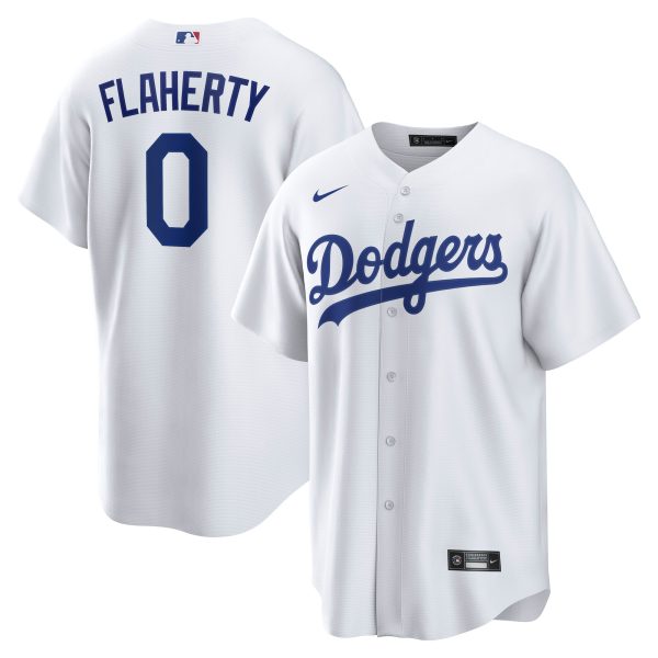 Los Angeles Dodgers Jersey Shop – mens los angeles dodgers jack flaherty nike white home replica player jersey for Every Dedicated Supporter