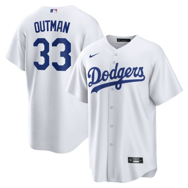 Los Angeles Dodgers Jersey Shop – mens los angeles dodgers james outman nike white replica player jersey for Every Dedicated Supporter