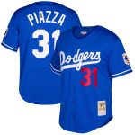 Los Angeles Dodgers Jersey Shop – mens los angeles dodgers mike piazza mitchell  ness royal cooperstown collection mesh batting practice button-up jersey for Every Dedicated Supporter