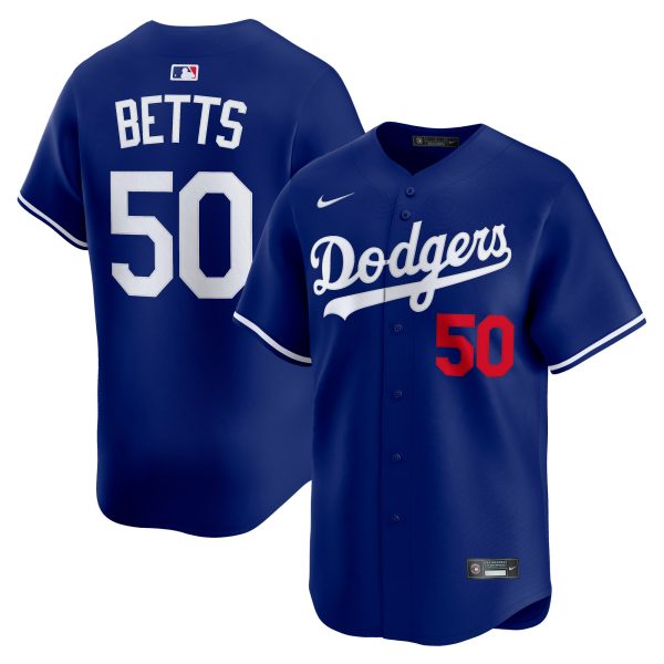 Los Angeles Dodgers Jersey Shop – mens los angeles dodgers mookie betts nike royal alternate limited player jersey for Every Dedicated Supporter