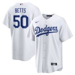 Los Angeles Dodgers Jersey Shop – mens los angeles dodgers mookie betts nike white home replica player name jersey for Every Dedicated Supporter
